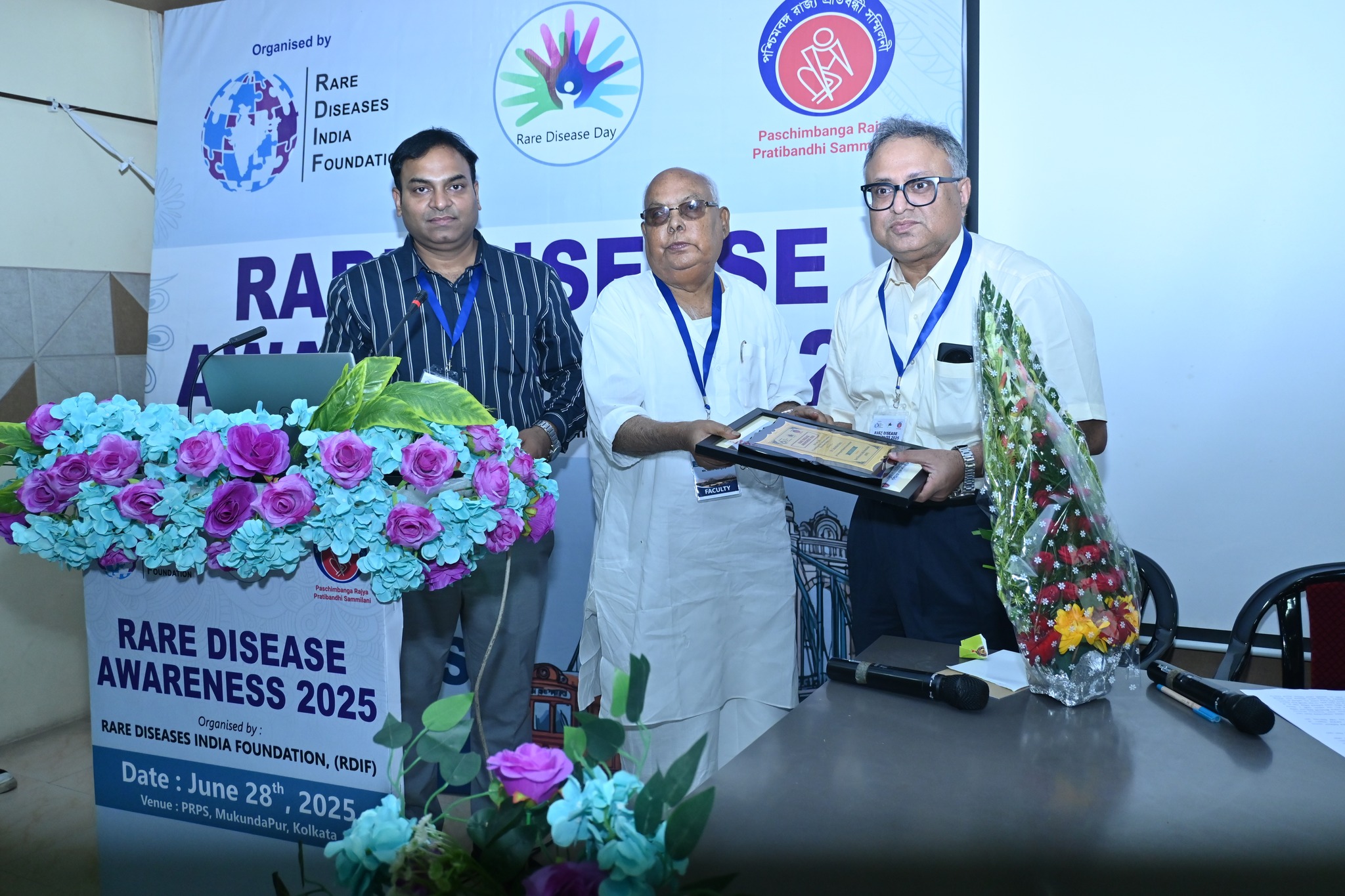 The closing remarks at the end of the Rare Diseases Awareness 2025 event.